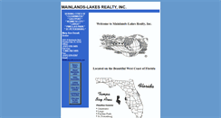 Desktop Screenshot of mainlands.com