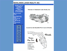 Tablet Screenshot of mainlands.com